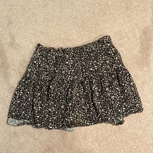 Floral Textured Skort
